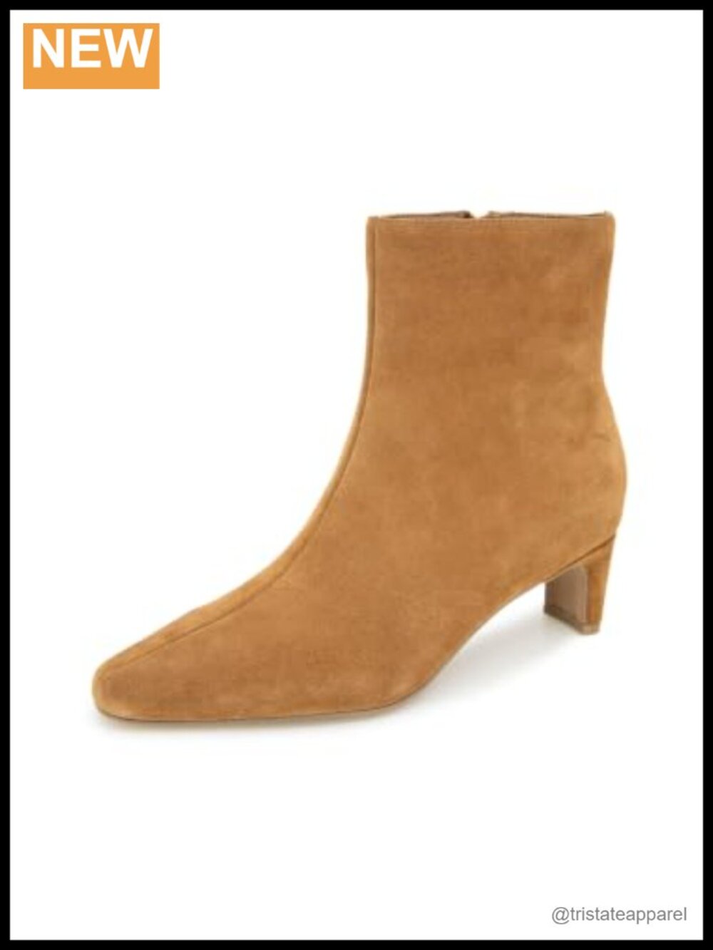 Splendid Suede Ankle Bootie Pointed Toe Kitten Heel